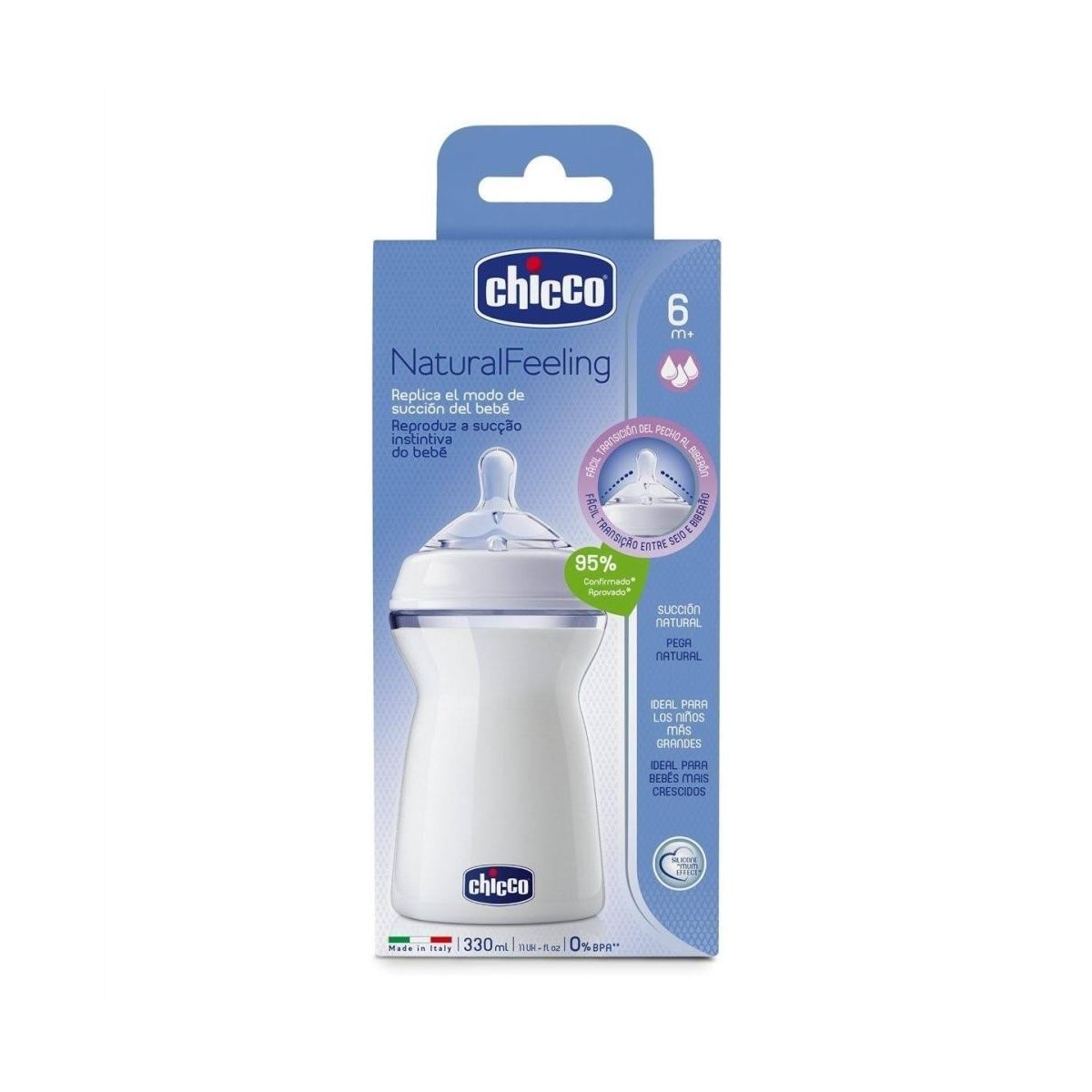 chiccobiberonnaturalfeeling330ml6m