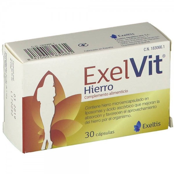 exelvithierro30capsulas