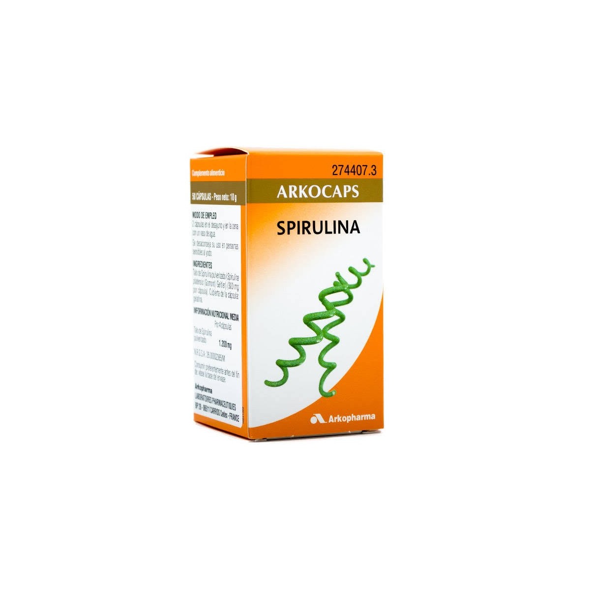 spirulinaarkopharma48capsulas