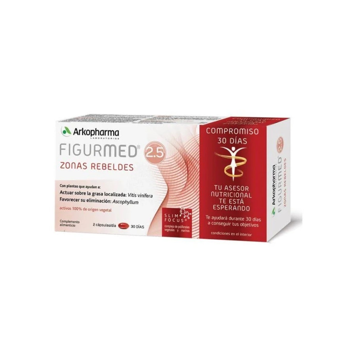 arkopharma figurmed 25 zonas rebeldes 60 capsulas